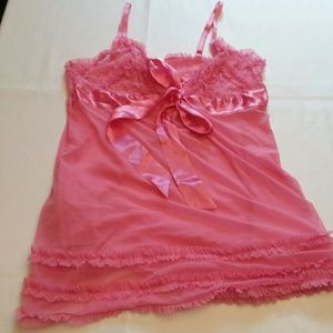 Pink Mini Babydoll Lingerie